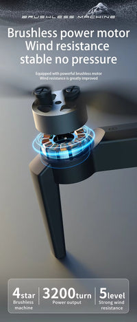 Z102 4K HD Foldable Shock-Absorbing EIS Anti-Shake Smart Drone