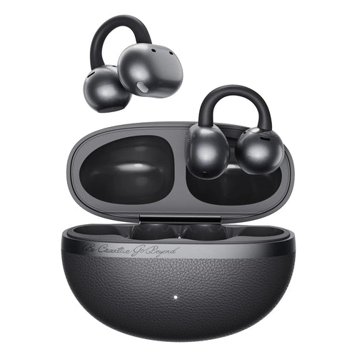 Écouteurs sans fil à clipser CT06, oreillettes ouvertes Bluetooth 6.0 avec 4 micros, 35 h d'autonomie, confortables pour la course à pied