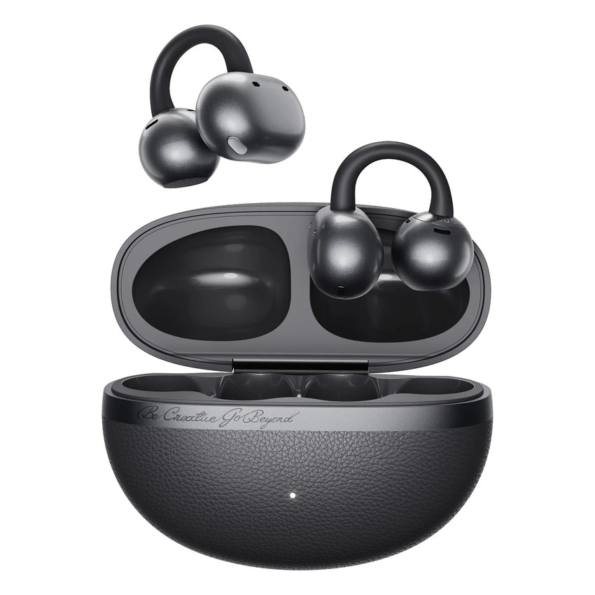 CT06 Clip On Earbuds Open Ear Wireless Bluetooth 6.0 Headphones with 4 Mic 35H Earbuds Comfortable for Running