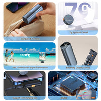 S53 Latest wireless lavalier microphone magnetic suction model for mobile live streaming, interview microphone noise reduction