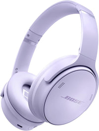 Bose QuietComfort Headphones - Wireless Bluetooth Headphones, Active Over Ear Noise Cancelling and Mic, USB-C Charging, Deep Bass, Up to 24 Hours of Playtime, Moonlight Grey - Limited Edition Color